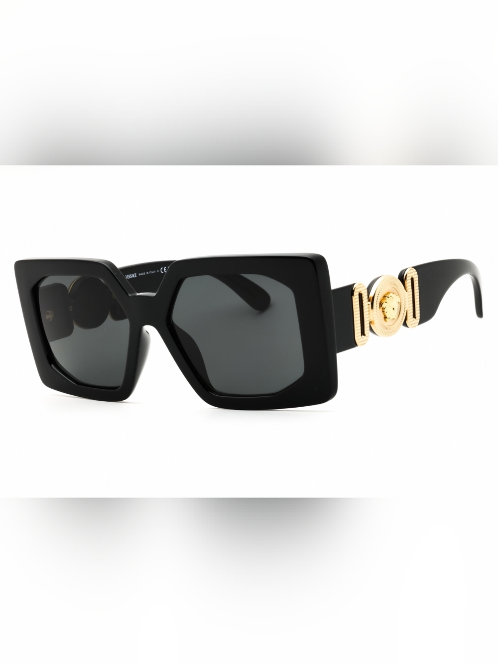 NWT, Versace 0VE4478U,  Black/Dark Grey, Oversized, Size55X17X140.